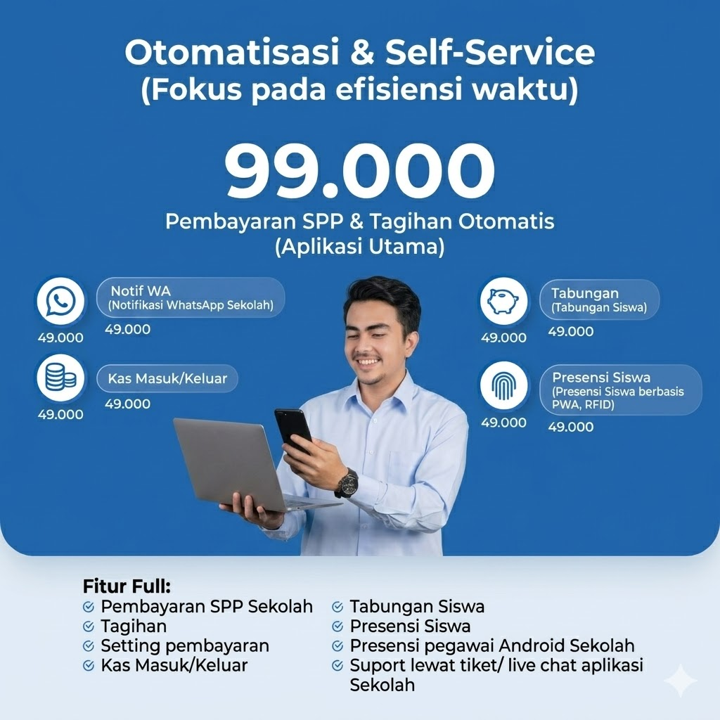 Dashboard AdminSekolah Lite - Sistem manajemen sekolah dengan interface modern dan mudah digunakan